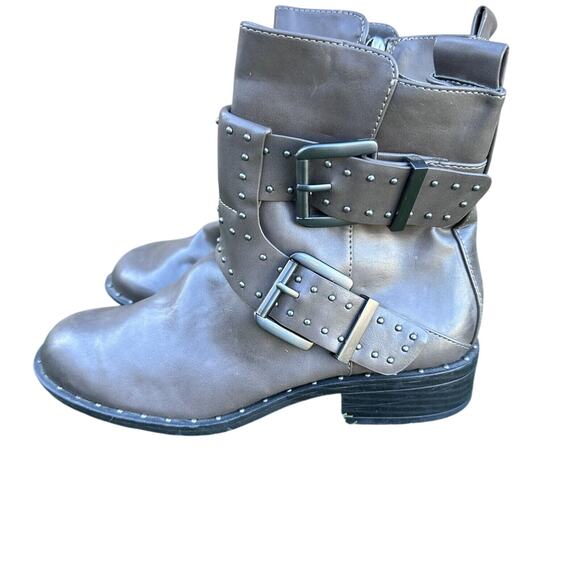 CHARLES BY CHARLES DAVID TUPPER MOTORCYCLE BOOT, Women Size 5 Bikercore - Picture 2 of 9